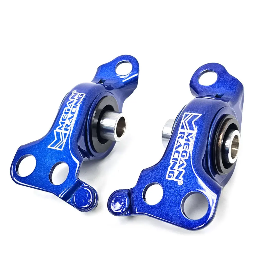 Megan Blue Steel Alloy Front Compliance Bushings For 94-01 Integra/92-95 Civic Eg Eh Ej 1