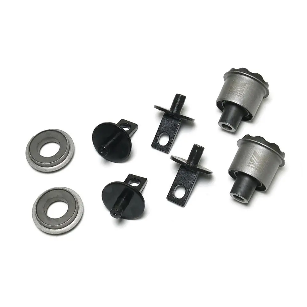 Megan Racing Silver Steel Alloy Rear Trailing Arm Bushing For 06-15 Honda Civic 1
