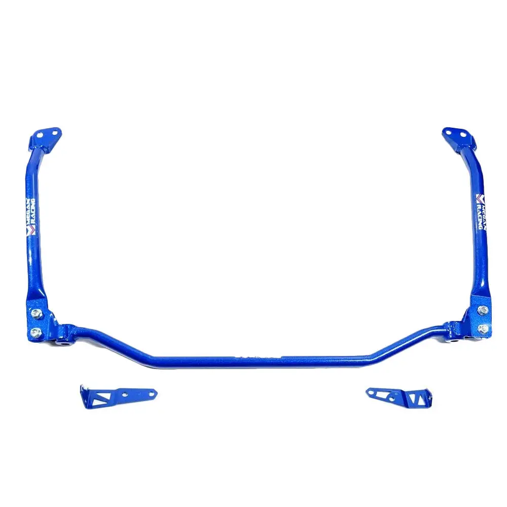 Megan Racing Blue Front Lower Structure Bar Bracket For 14-20 Honda Fit Gk 1