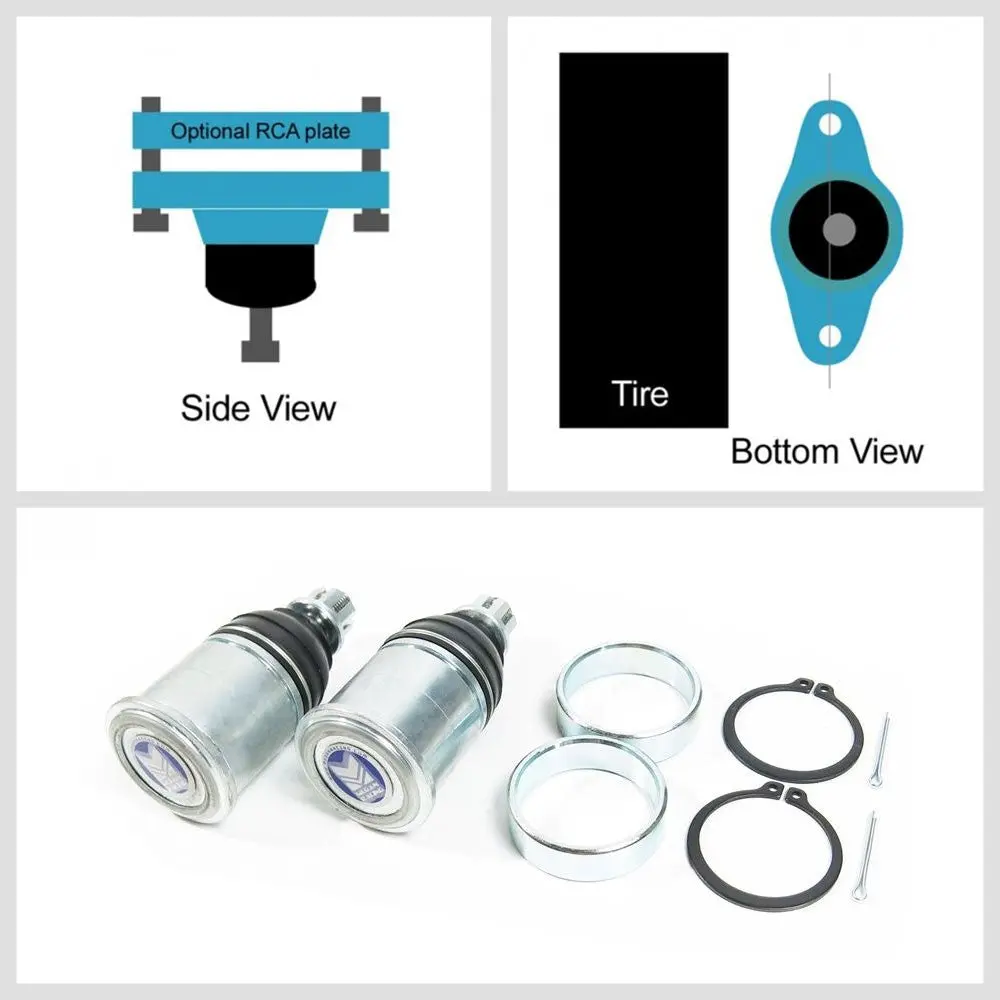 Megan Blue/Silver Steel Front/Rear Roll Center Adjuster For 00-09 S2000 Ap1 Ap2 2