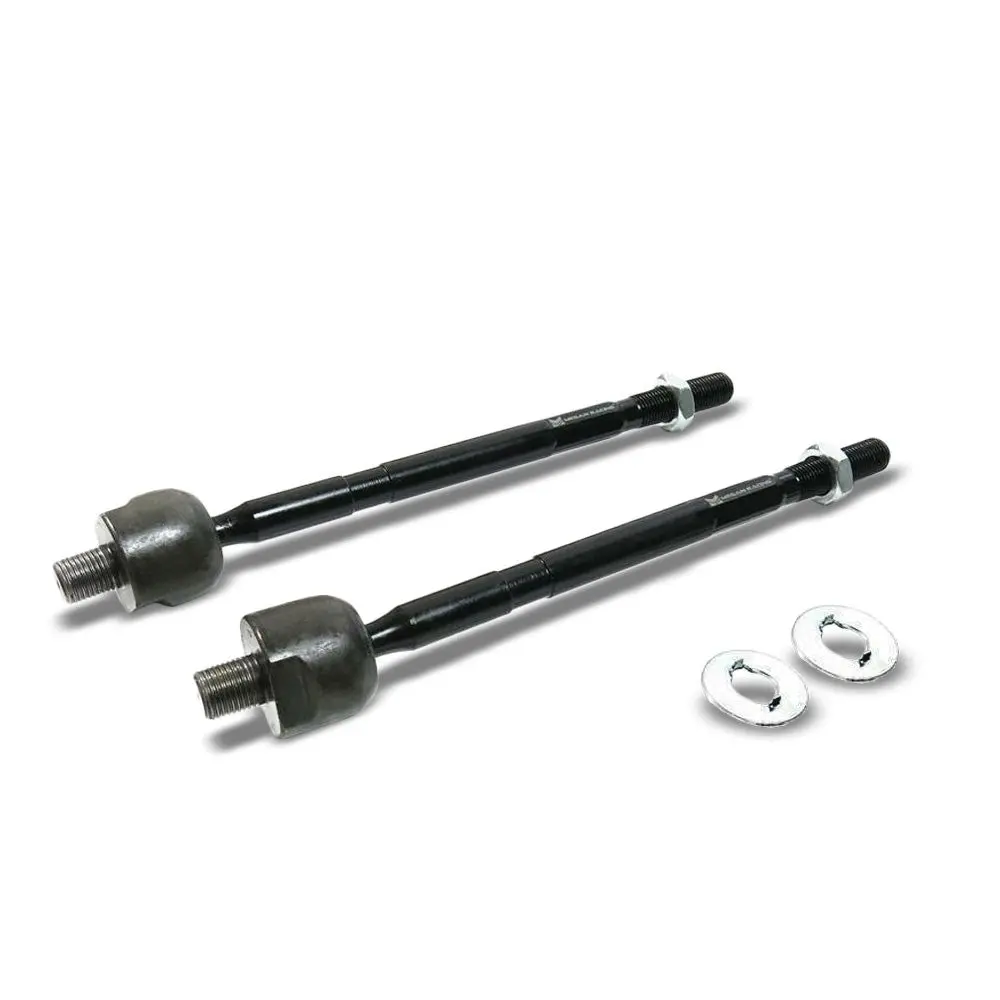 Megan Black Steel Alloy Front Inner Tie Rod For 00-09 Honda S2000 Ap1 Ap2 1