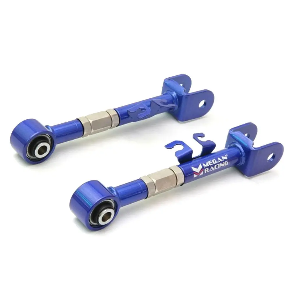 Megan Racing Blue Adjustable Rear Upper Control Arms For 09-16 Genesis Coupe 1