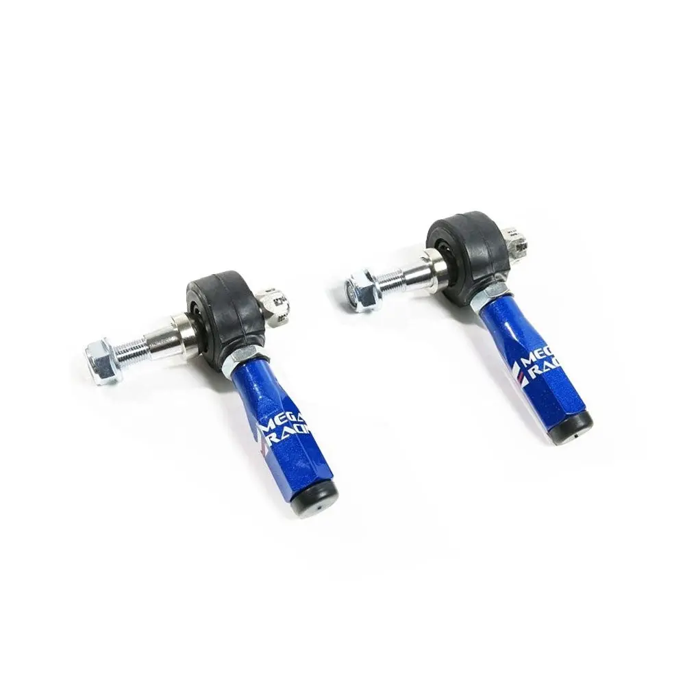 Megan Blue Steel Alloy Front Outer Tie Rod Ends For 09-16 Hyundai Genesis Coupe 1