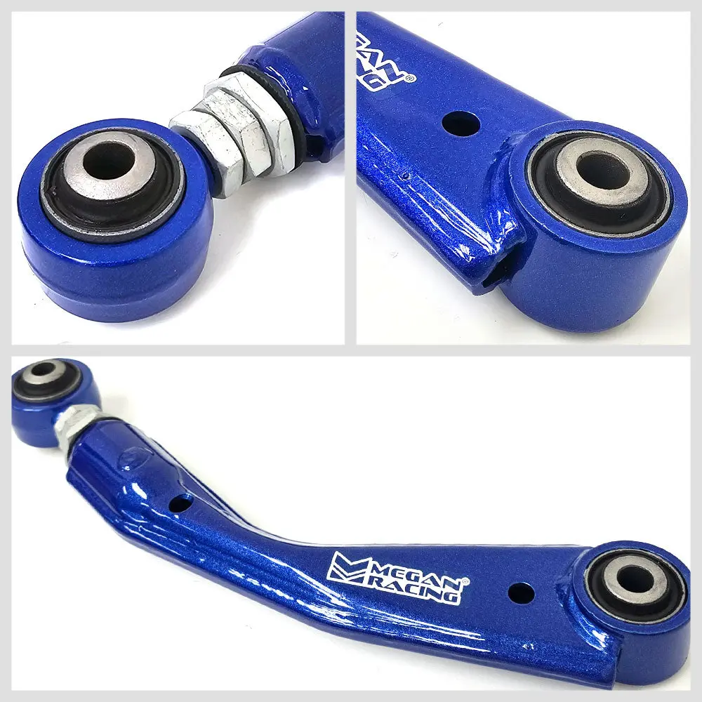 Megan 2Pcs Blue Rear Upper Camber Arm For 07-11 C219 Cls-Class / 03-09 W211 E-Class / R230 Sl-Classs 2