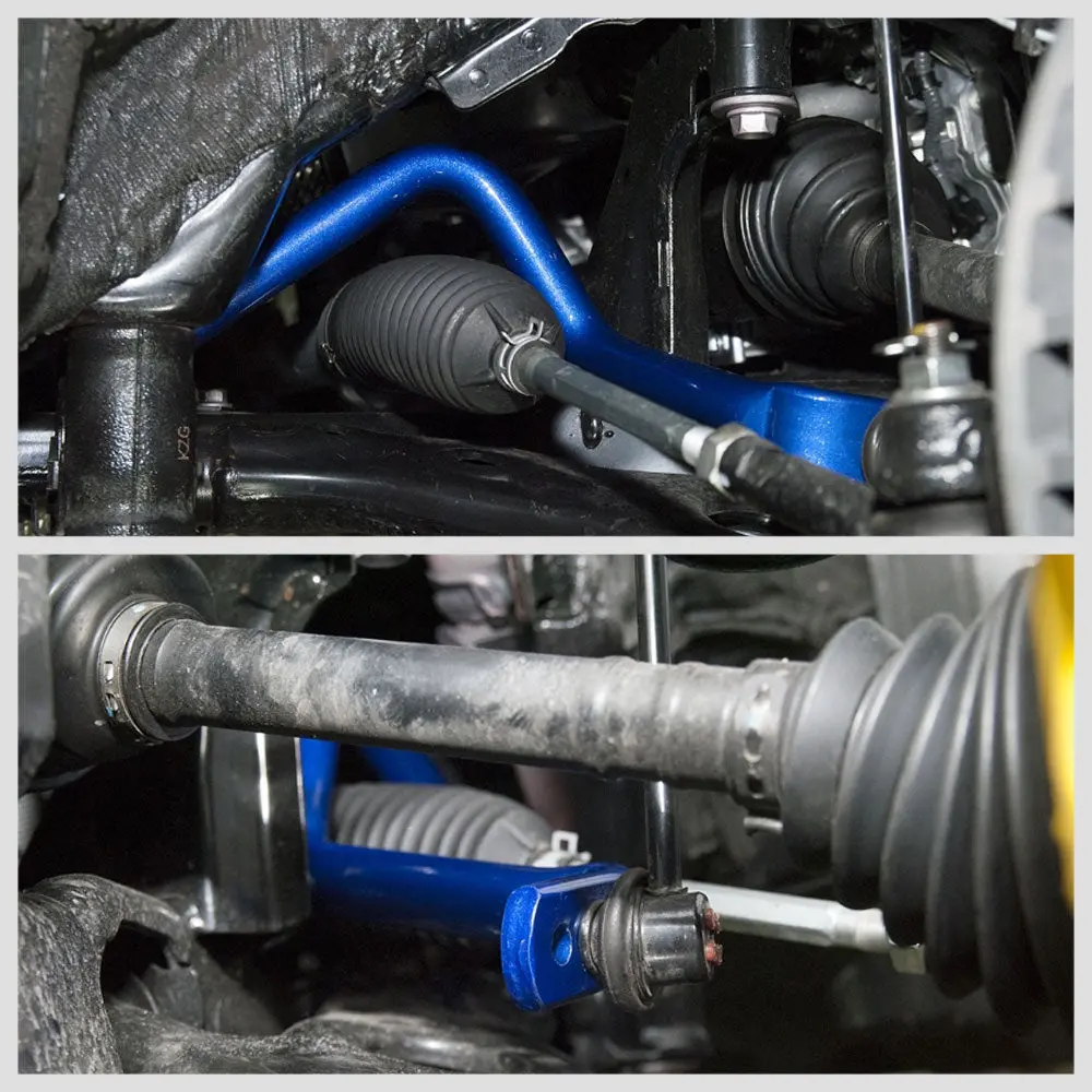Megan Adjustable 25.4Mm Blue Steel Front Sway Bar Bushing Kit For 13-25 Cx5 / 16-23 Cx9 Fwd Awd 2
