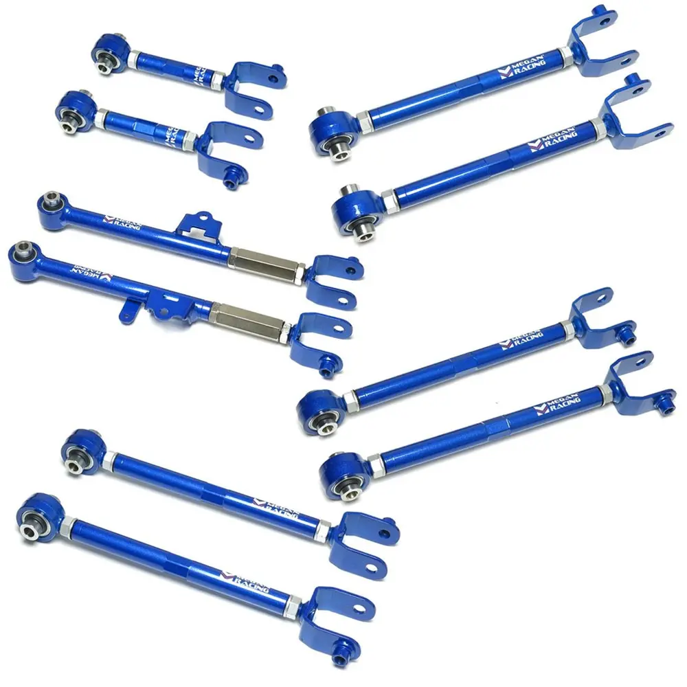 Megan Rear Lower+Upper Control/Camber/Toe/Traction Arm Bar For 16-25 Mazda Mx-5 Miata Nd 1