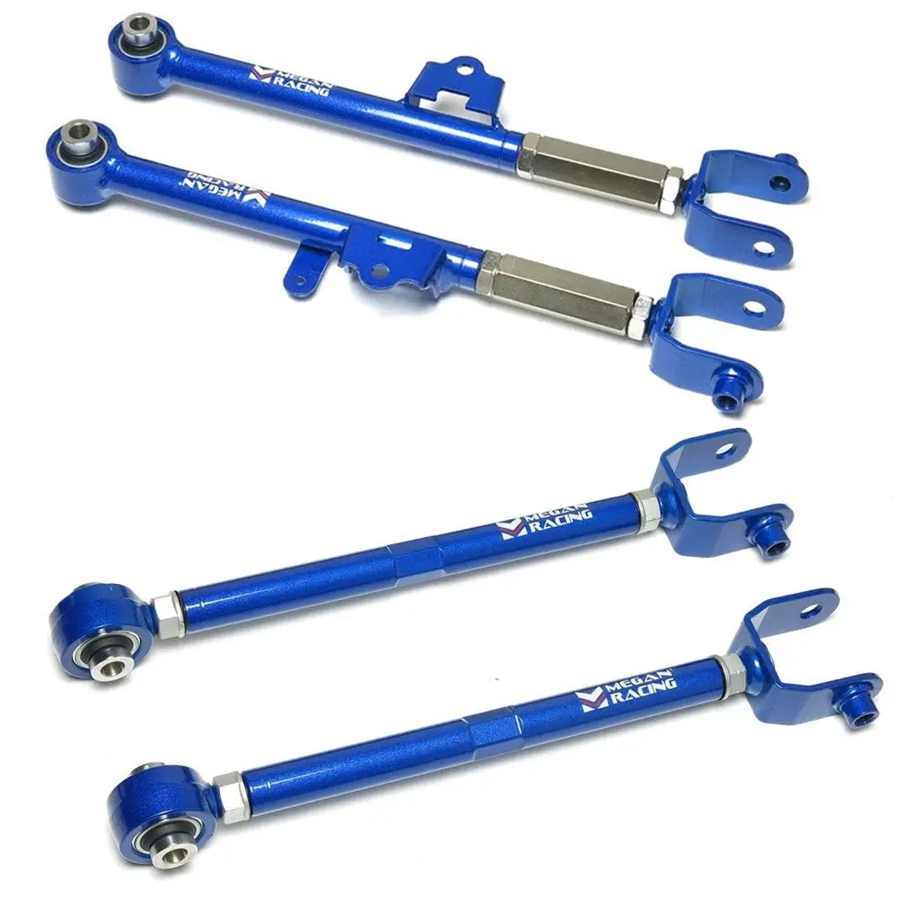 Megan Rear Adjustable Toe Arm & Traction Bar For 16-25 Mazda Mx-5 Miata Nd 1