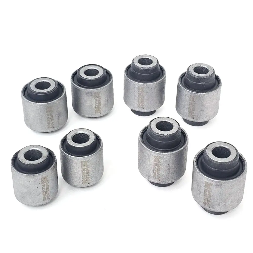 Megan Racing Silver Steel Rear Knuckle Bushings For 03-06 Infiniti G35 1
