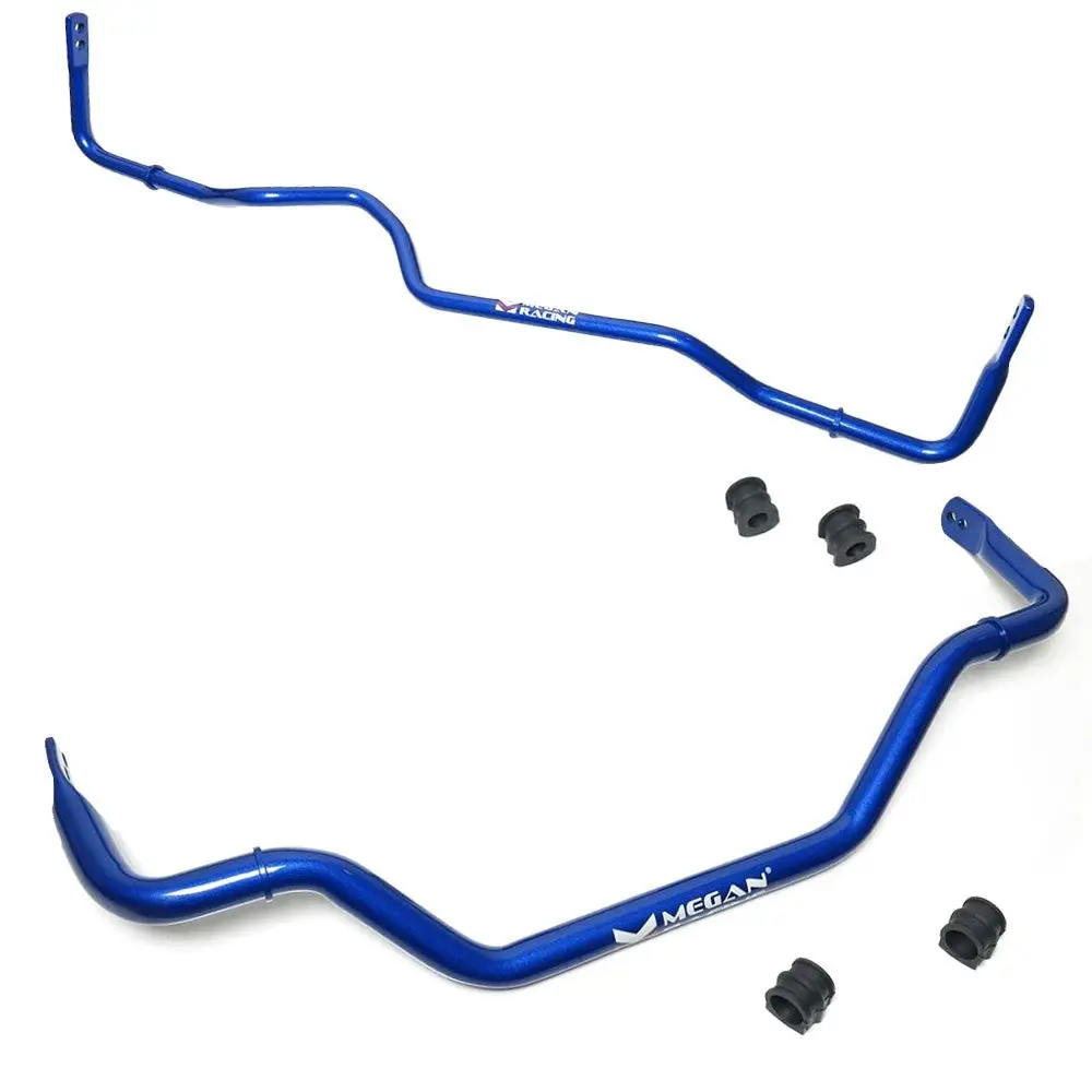 Megan [Front & Rear] Stabilizer Sway Bar+Bushing For 03-08 G35 V35/03-09 350Z Z33 1