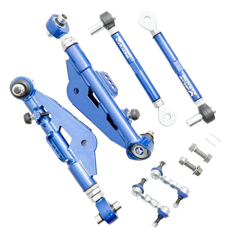 Megan Racing Blue Front Lower Control Arm For 95-02 Nissan 240Sx S14 S15 1