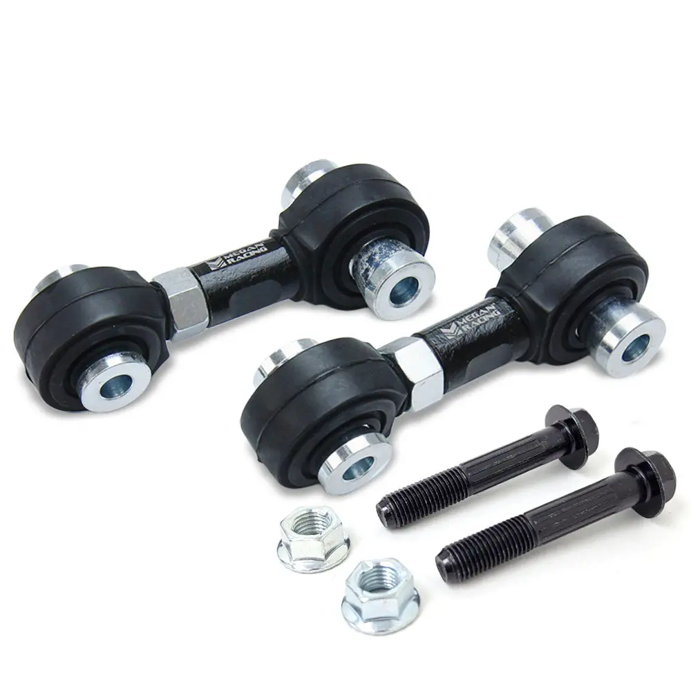 Megan Black Adjustable Rear Sway Bar End Links For Fr-S Brz Gr86 Wrx Sti Forester Impreza Crosstrek 1