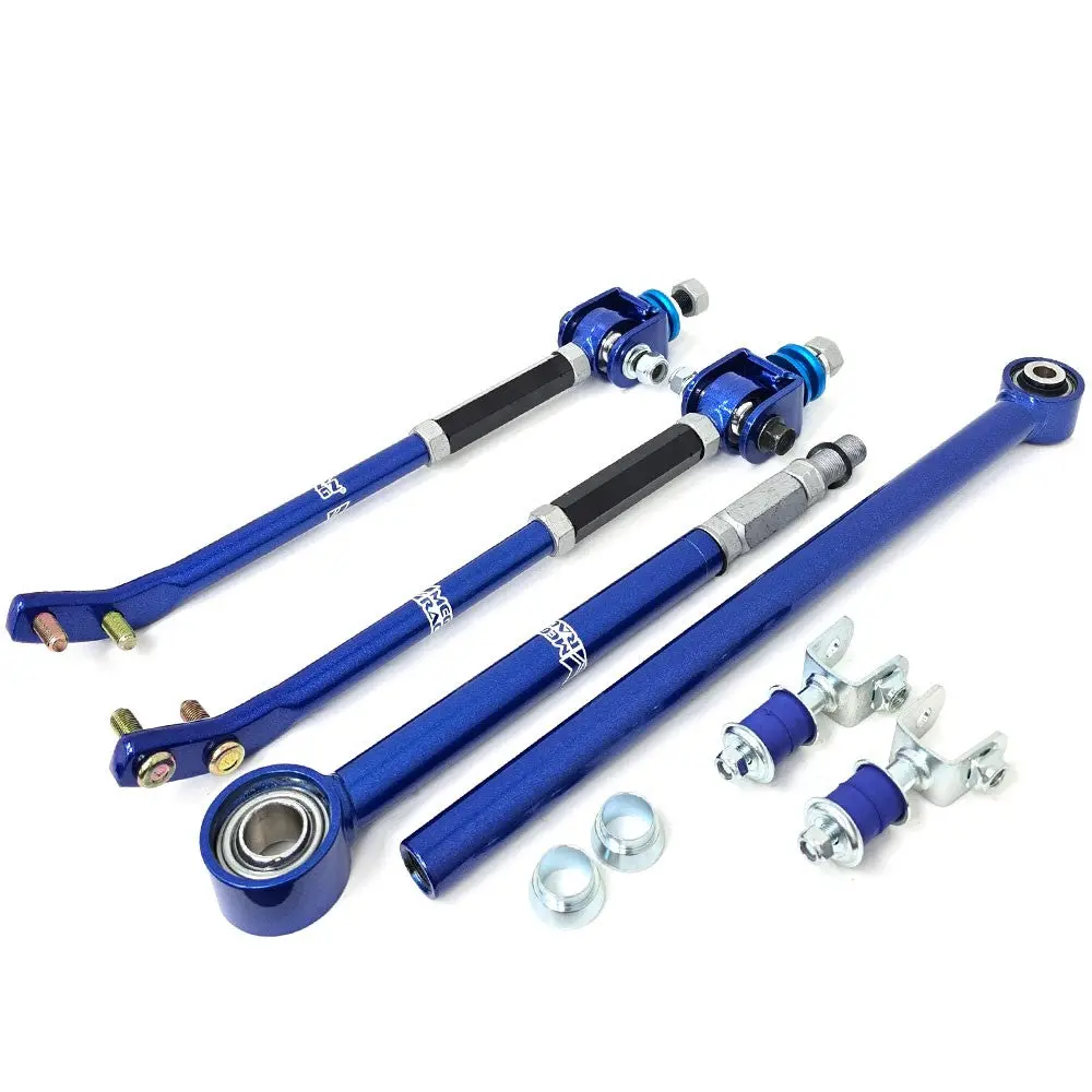 Megan Sway Bar End Links+Tension Rod+Lateral Rod Link Arm For 83-87 Toyota Corolla Gts/Sr5 Ae86 (E80) 1
