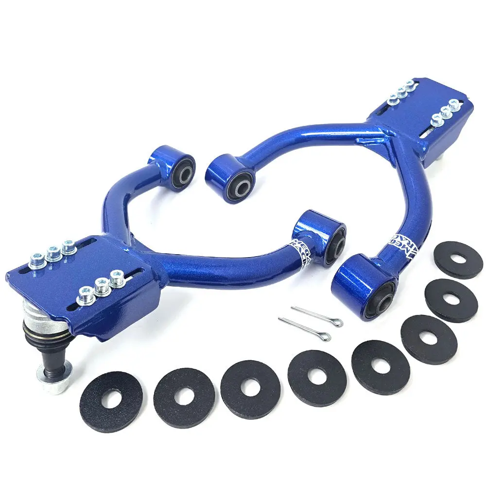 Megan Blue Front Upper Camber Kit For 92-00 Lexus Sc300 Sc400 / 93-98 Toyota Supra 1
