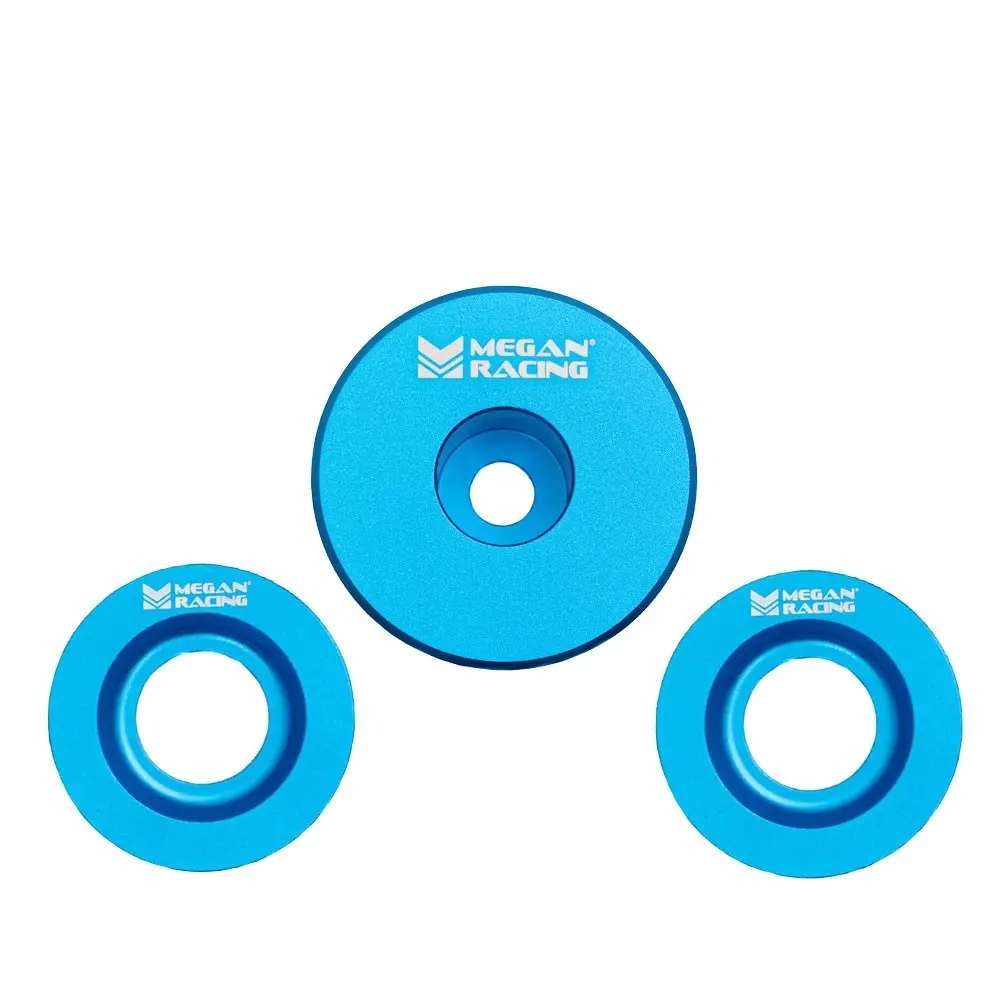 Megan Blue Rear Anti-Vibration Differential Mount Insert Collars For 23+ Toyota Gr Corolla Gzea14 1