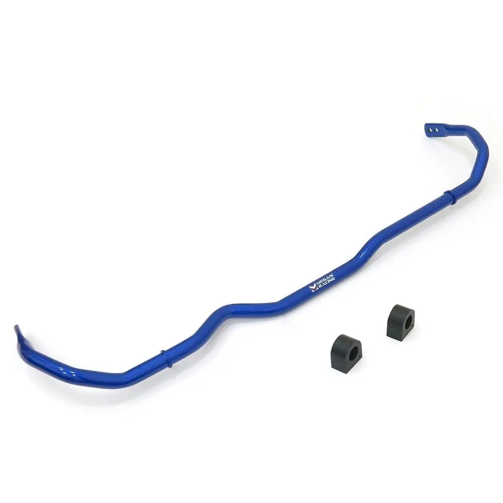 Megan Adjustable 25.4Mm Blue Steel Front Sway Bar Bushing Kit For A3 Golf Gti Passat Eos Tiguan Fwd 1
