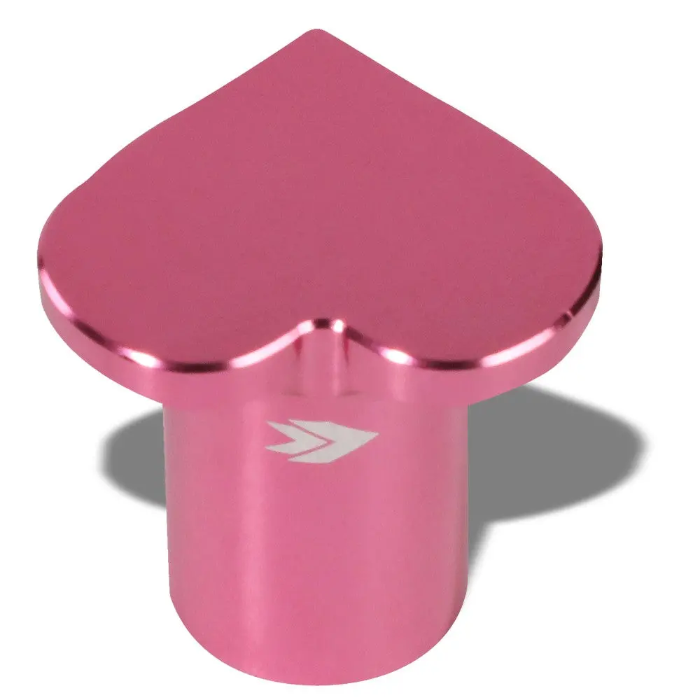 Nrg Db-H001pk Aluminum Pink Anodized Heart Brake Button For For 89-98 240Sx 1
