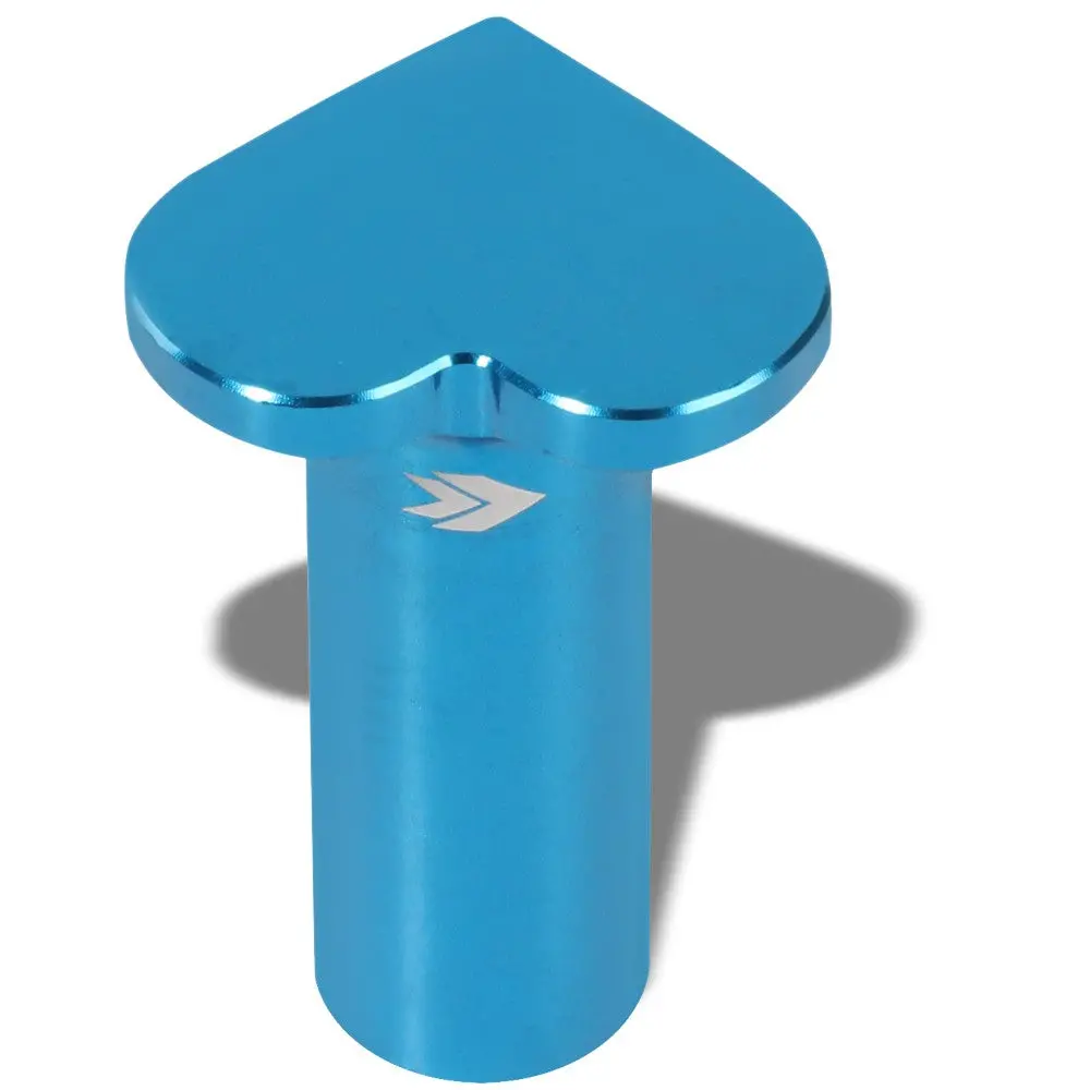 Nrg Db-H002bl Aluminum Blue Heart Brake Button For Miata Brz Wrx Corolla 1