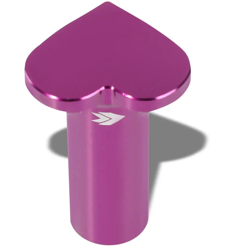 Nrg Db-H002pp Aluminum Purple Heart Brake Button For Miata Brz Wrx Corolla 1
