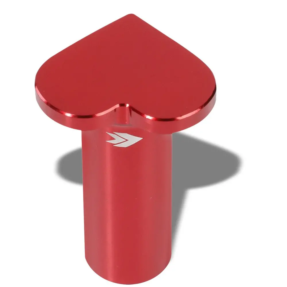 Nrg Db-H002rd Aluminum Red Heart Brake Button For Miata Brz Wrx Corolla 1