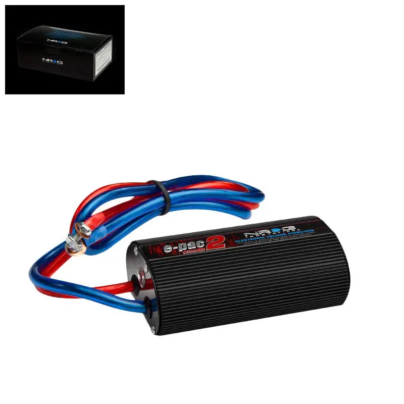 Black Nrg Epac-200Bk Hi Efficiency Car Battery Voltage Stabilizer Regulator 1