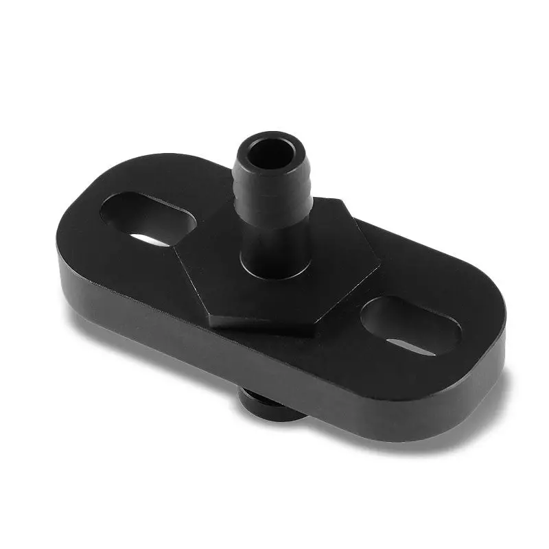 Nrg Black Frg-Sbu Fuel Pressure Regulator Block Off Plate For 02-07 Impreza Wrx 1