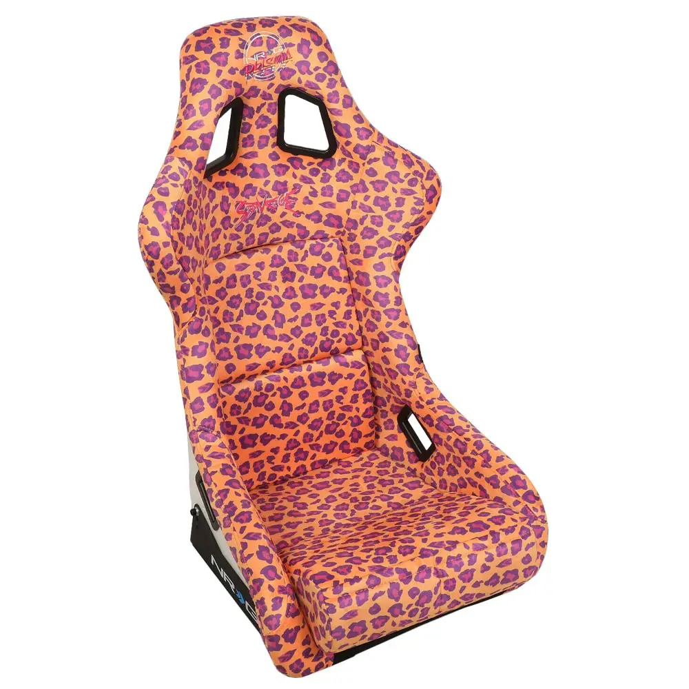 Nrg Frp-302-Or-Savage Prisma Fixed Back Bucket (Large Size) Racing Seat Orange 1