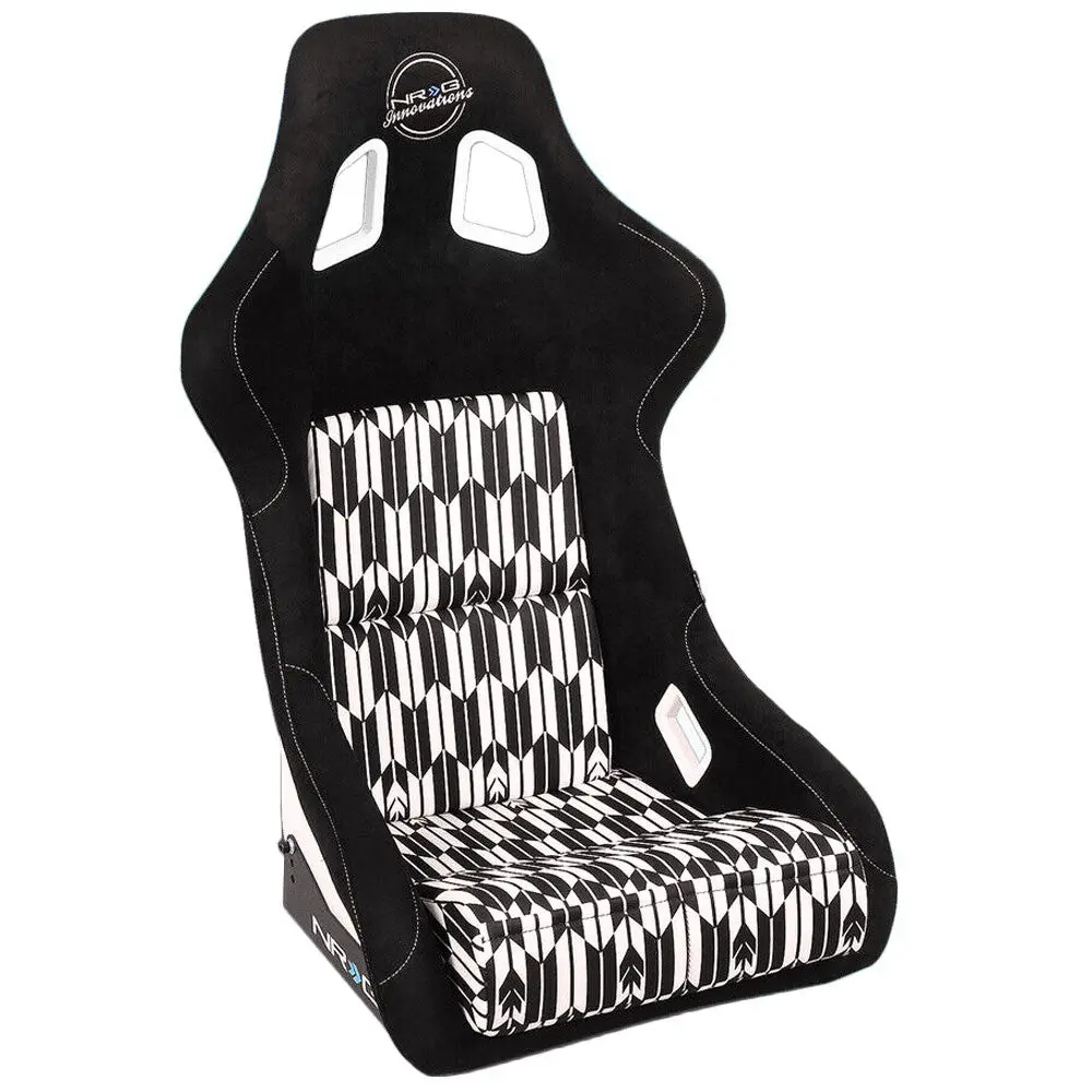 Nrg Frp-302-Yaba Prisma Fixed Back Bucket (Large Size) Racing Seat Black 1