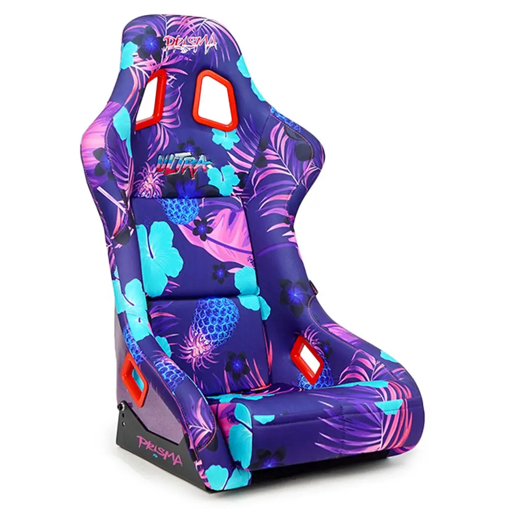 Nrg Frp-303-Pina Prisma Fixed Position Bucket Racing Seat W/Bottom Mount (Invert Tropical Print) 1