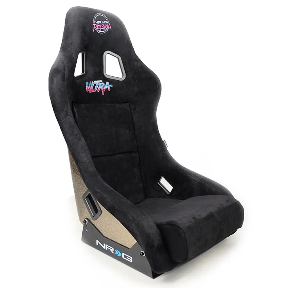 Nrg Frp-303Bk-Ultra Prisma Fixed Position Bucket Racing Seat W/Bottom Mount (Black) 1