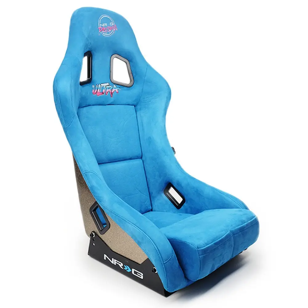 Nrg Frp-303Bl-Ultra Prisma Fixed Position Bucket Racing Seat W/Bottom Mount (Blue) 1