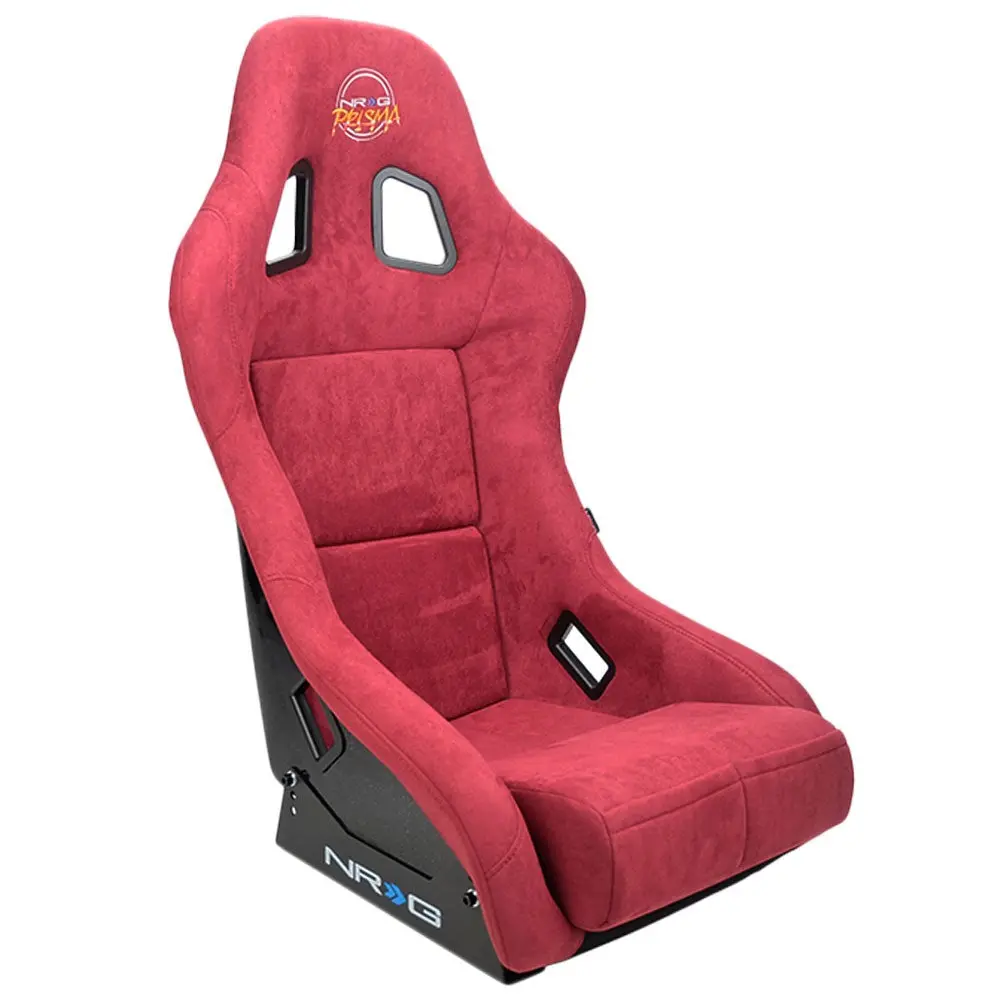 Nrg Frp-303Mar-Prisma Prisma Fixed Position Bucket Racing Seat W/Bottom Mount (Maroon) 1