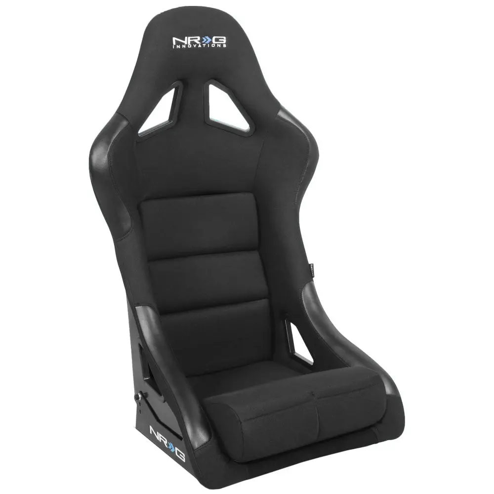 Nrg Frp-330 (Small) Fixed Position Bucket Racing Seat W/Bottom Mount (Black) 1