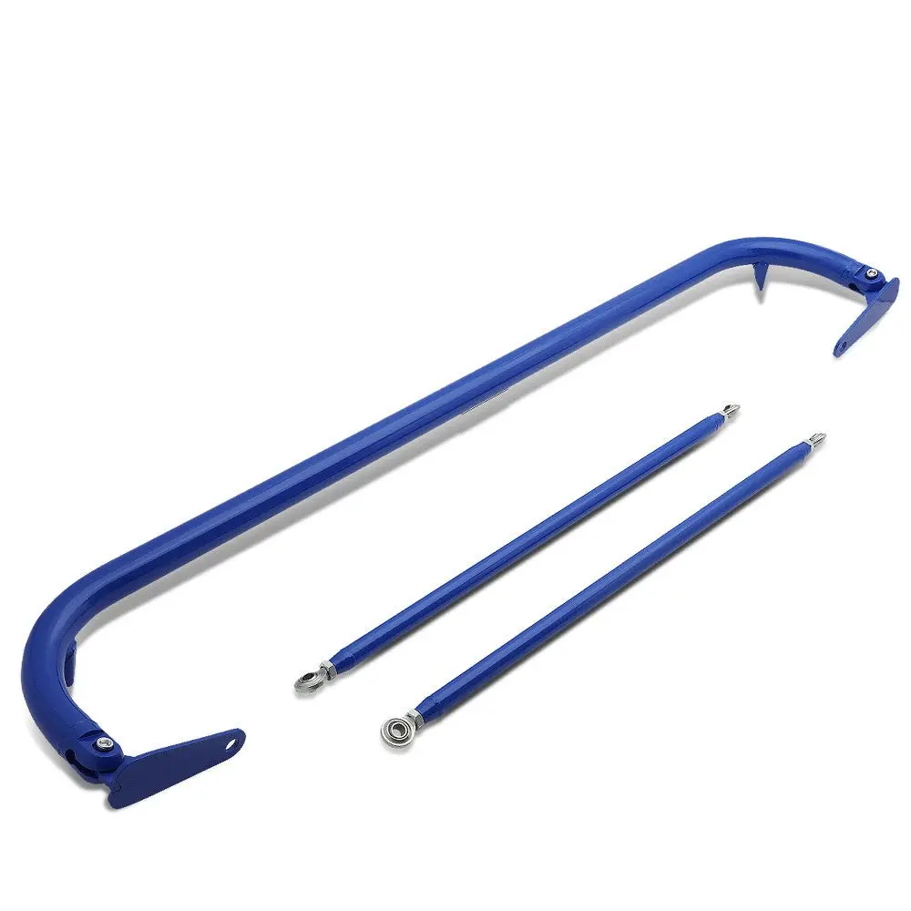 Nrg Hbr-002Bl 49" Blue Universal Swiveling End 4-Point Seat Belt Safety B-Pillar Chassis Harness Bar 1