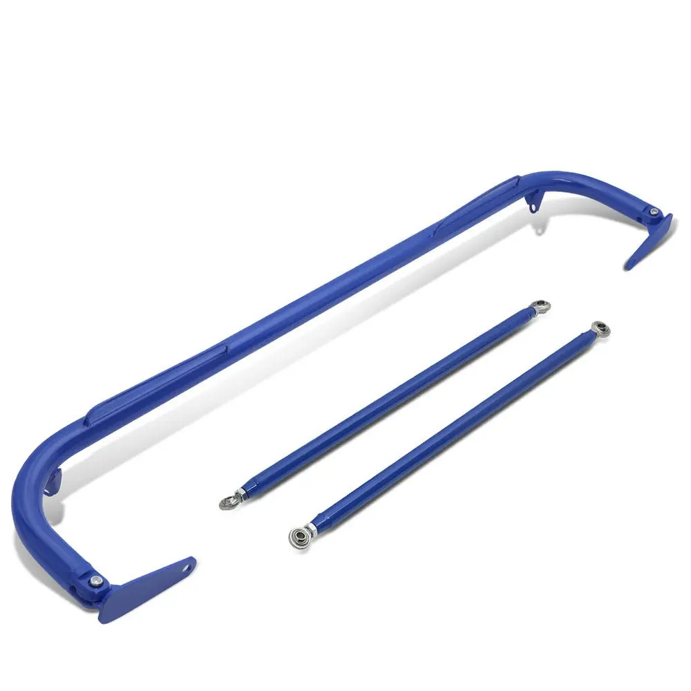 Nrg Hbr-003Bl 51" Blue Universal Swiveling End 4-Point Seat Belt Safety B-Pillar Chassis Harness Bar W/Loop 1