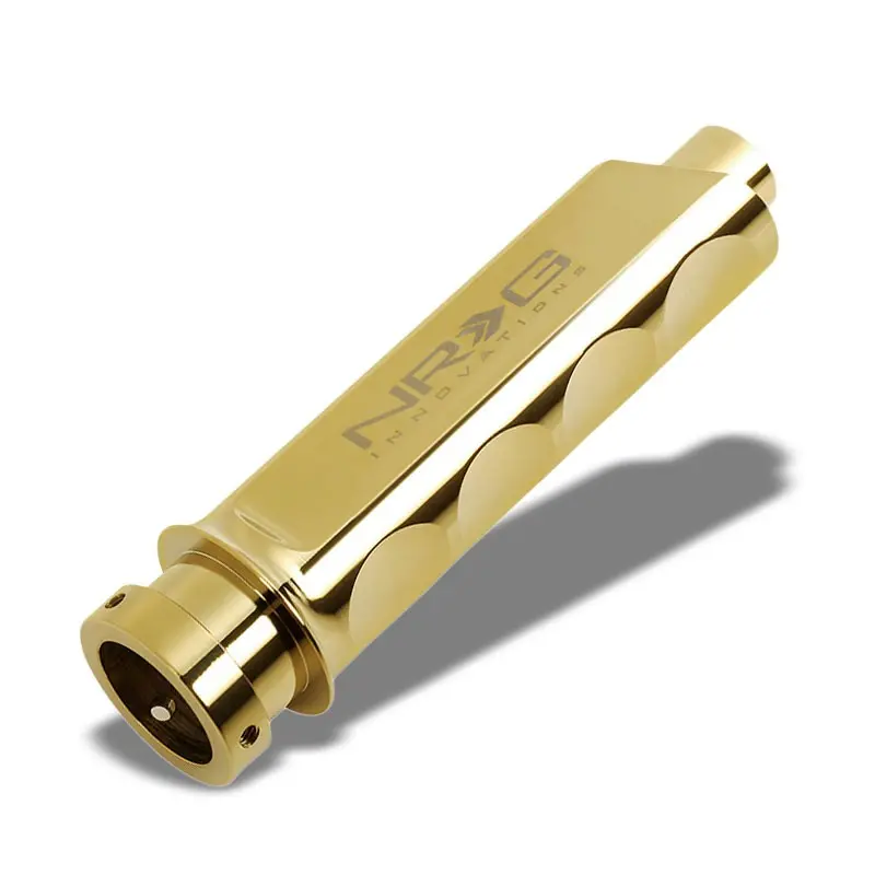 Nrg Hk-800Cg Finger Groove Chrome Gold Anodized Emergency Hand Brake Handle Grip 1