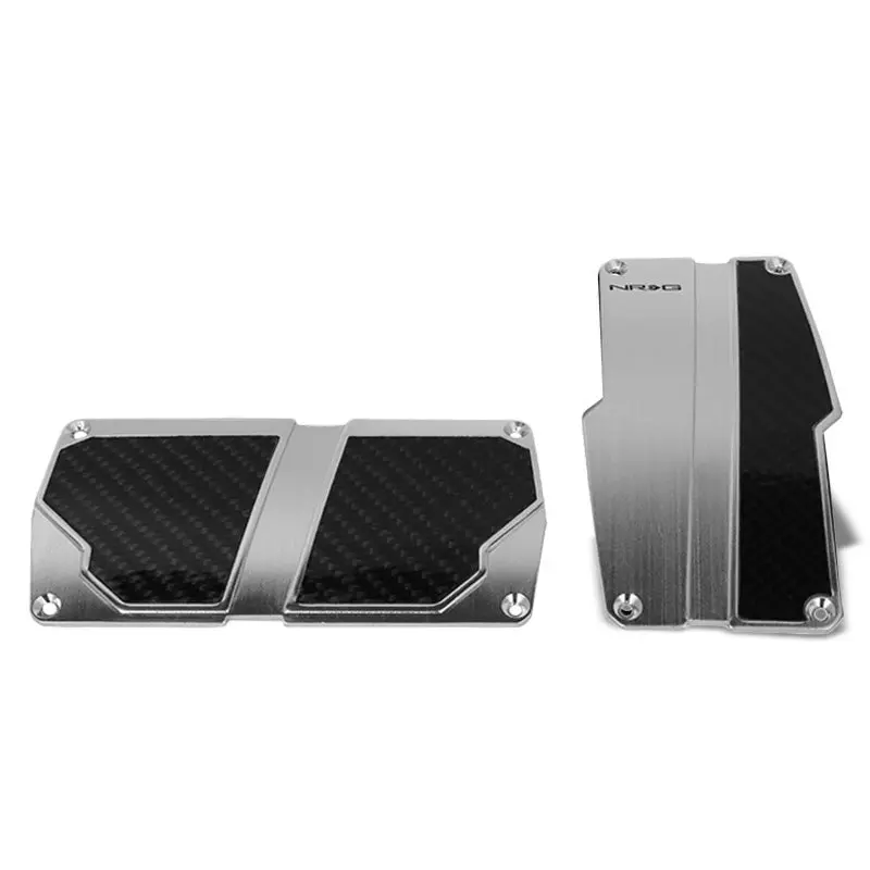 Nrg Nrg-Pdl-150Sl Brake/Gas/Clutch Automatic At Race Foot Pedal Plates Cover Set 1