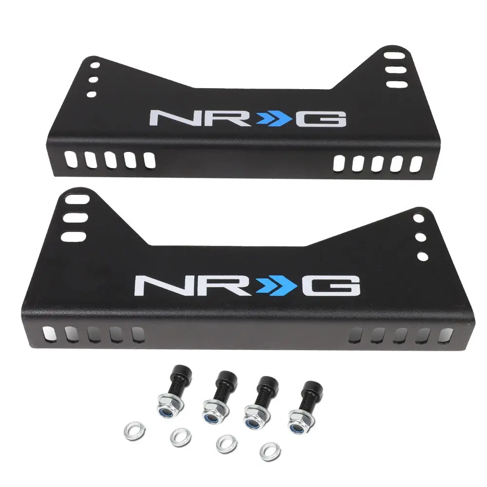 Nrg Universal Rsc-100Mb Mild Steel Black Adjustable Side Mount Seat Bracket 1