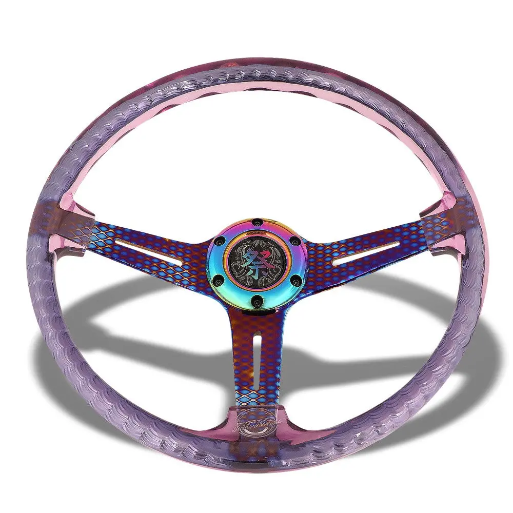 Nrg Innovations Rst-027Gm-Pp Universal Matsuri Purple/Neochrome Steering Wheel 1