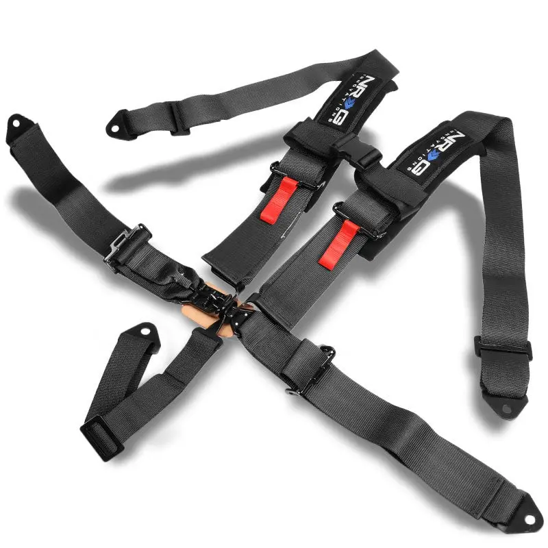 Nrg Sbh-R5pcbk 5-Point Latch Link Black Sfi 16.1 Race Seat Belt Harness Cushion 1