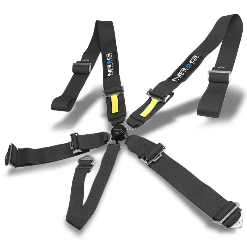 Nrg Sbh-Rs5pcbk 5-Point Cam Lock Black Sfi 16.1 Racing Seat Belt Harness 1