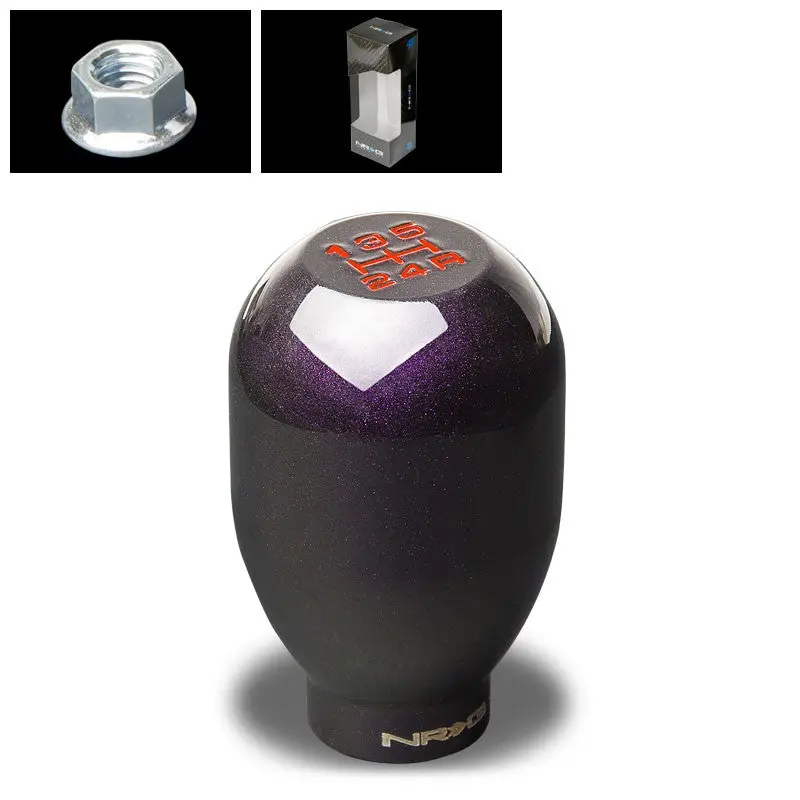 Nrg Metallic Purple Heavy Weight 5-Speed 10Mm X 1.5 Sk-100Gp-2-W Shift Knob 1