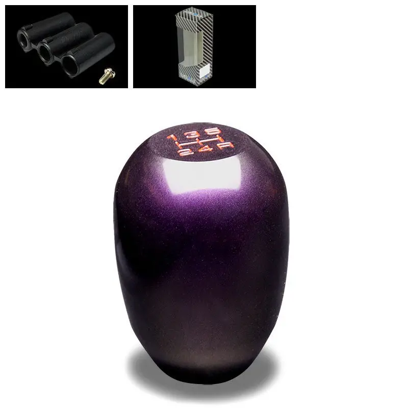 Nrg Metallic Purple Jdm 5-Speed Manual M8 M10 M12 Sk-100Gp Racing Shift Knob 1