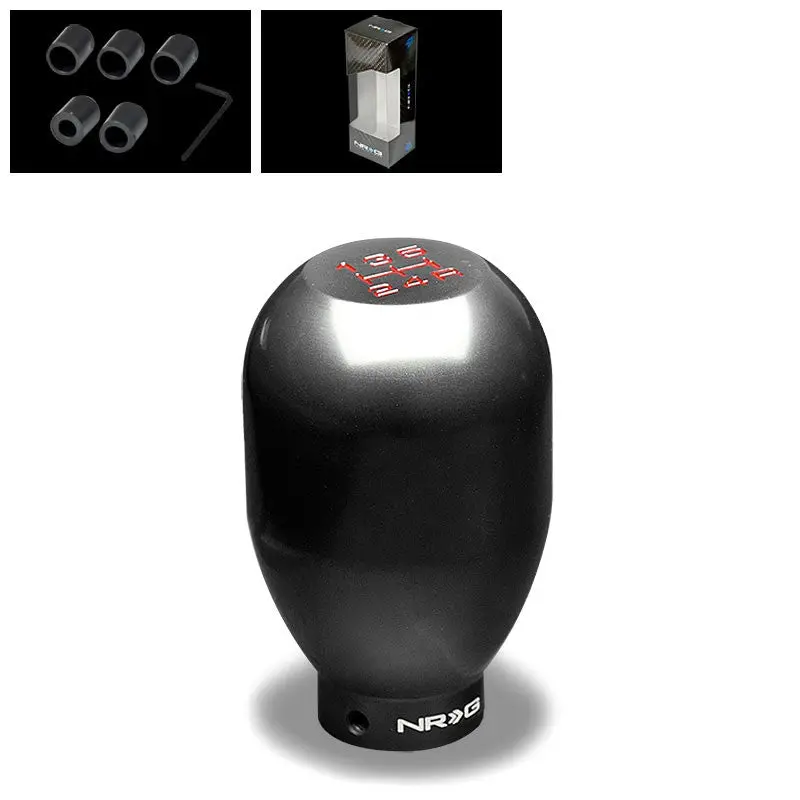 Nrg Innovations Nickel Type-R 5-Speed Manual M8 M10 M12 Sk-100N Race Shift Knob 1