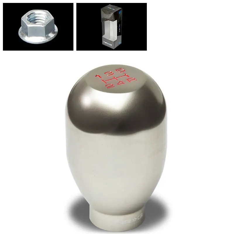 Nrg Titanium Type-R 5-Speed Manual 10Mm X 1.5 Thread Sk-101T Racing Shift Knob 1