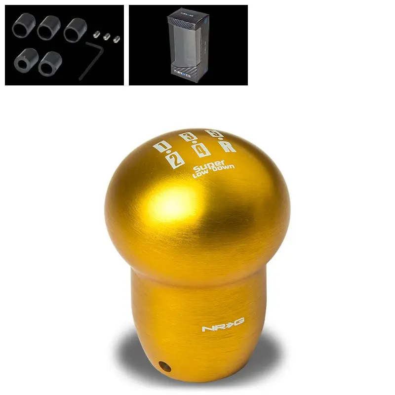 Nrg Rose Gold Super Low 5-Speed Manual M8 M10 M12 Sk-140Rg Racing Shift Knob 1