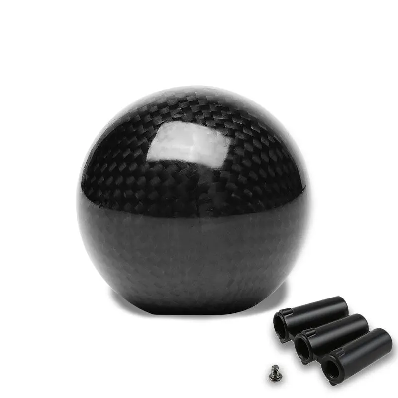 Nrg Sk-300Bc-4-W Black Carbon Fiber Clear Pattern Ball Heavy Weight Shift Knob 1