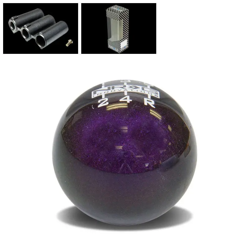 Nrg Sk-300Gp-W Purple 5-Speed Pattern Ball Shift Knob W/M8 M10 M12 Insert 1