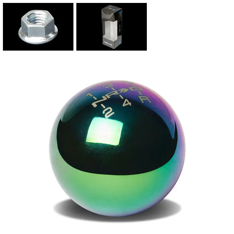 Nrg Sk-300Mc-2-W Iridium 5-Speed Pattern Ball Shift Knob 10Mm X 1.5 Thread 1