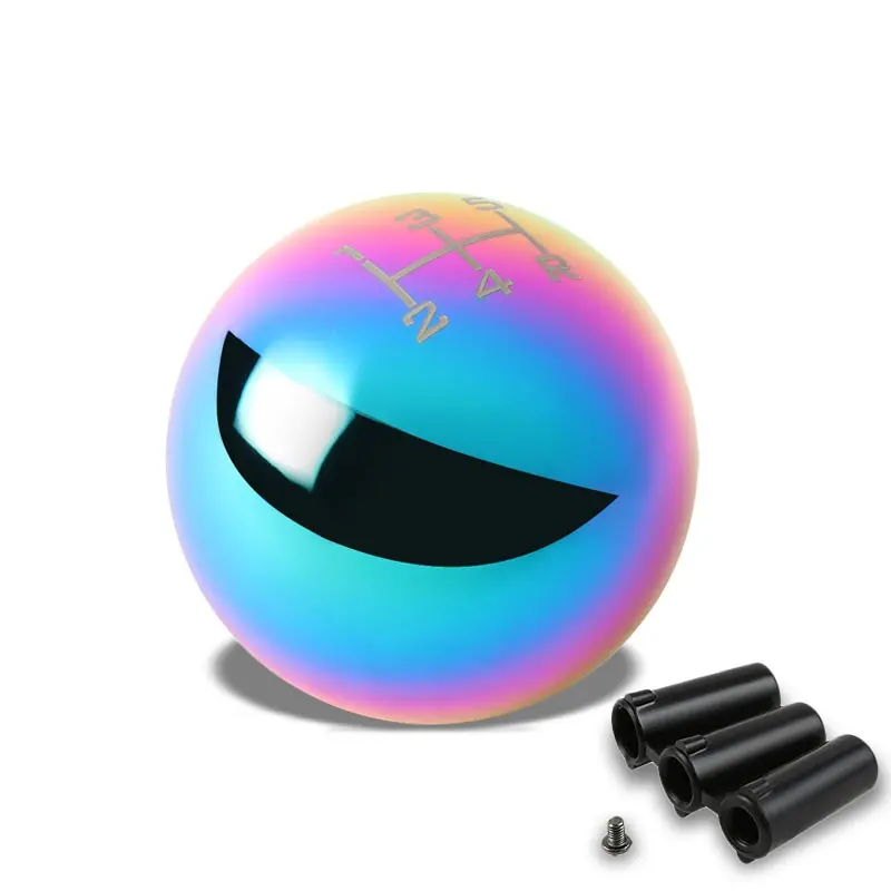 Nrg Sk-300Mc-3-W Iridium Gold 5-Speed Pattern Ball Shift Knob+Insert Adapter 1