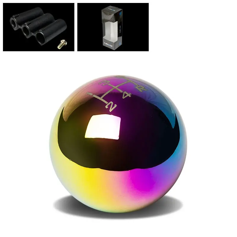 Nrg Sk-300Mc-3 Iridium Gold 5-Speed Pattern Ball Shift Knob W/M8 M10 M12 Insert 1